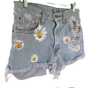Levi’s Shorts - Furst of a Kind Daisy Cut Off Shorts